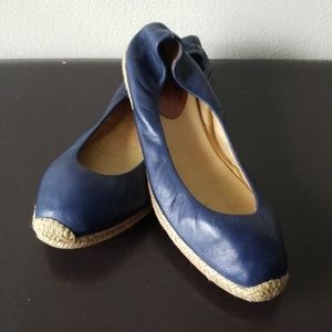 Christian Louboutin Leather Espadrille BalletFlats